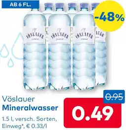 T&G Vöslauer Mineralwasser Angebot