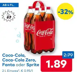 T&G Coca-Cola Zero Fanta oder Sprite Angebot