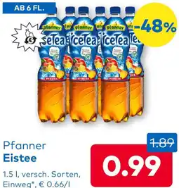 T&G Pfanner Eistee Angebot