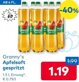 T&G Granny's Apfelsaft gespritzt Angebot