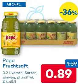 T&G Pago Fruchtsaft Angebot