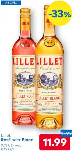 T&G Lillet Rosè oder Blanc Angebot