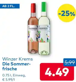 T&G Winzer Krems Die Sommer- frische Angebot
