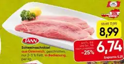 Eurospar Schweinsschnitzel Angebot