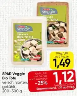Eurospar SPAR Veggie Bio Tofu Angebot