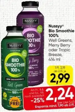 Eurospar Nussyy Bio Smoothie 100% Angebot