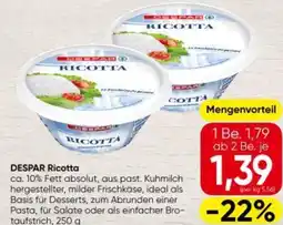 Eurospar DESPAR Ricotta Angebot