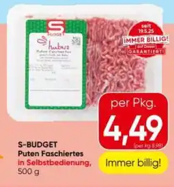 Eurospar S-BUDGET Puten Faschiertes Angebot