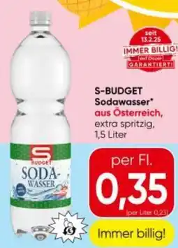 Eurospar S-BUDGET Sodawasser Angebot