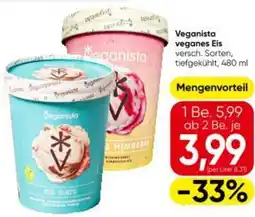 Eurospar Veganista veganes Eis Angebot