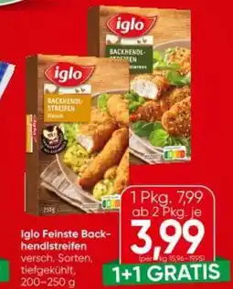 Eurospar Iglo Feinste Back- hendistreifen Angebot