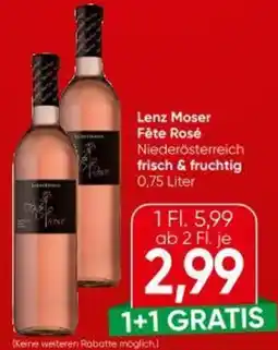 Eurospar Lenz Moser Fête Rosé Angebot