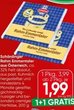 Eurospar Schärdinger Rahm Emmentaler Angebot