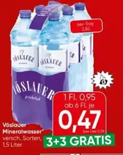 Eurospar Vöslauer Mineralwasser Angebot