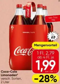 Eurospar Coca-Cola Limonaden Angebot
