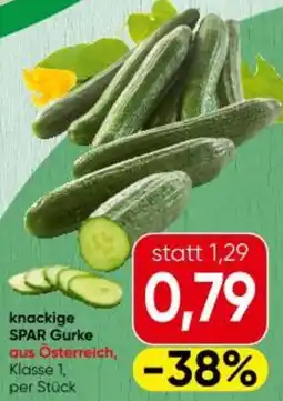 Eurospar knackige SPAR Gurke Angebot