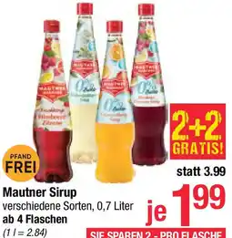 Maximarkt Mautner Sirup Angebot