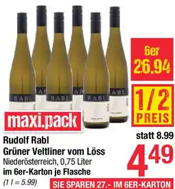 Maximarkt Rudolf Rabl Grüner Veltliner vom Löss Angebot