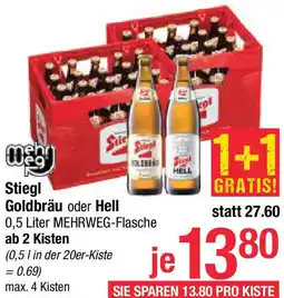 Maximarkt Stiegl Goldbräu oder Hell Angebot