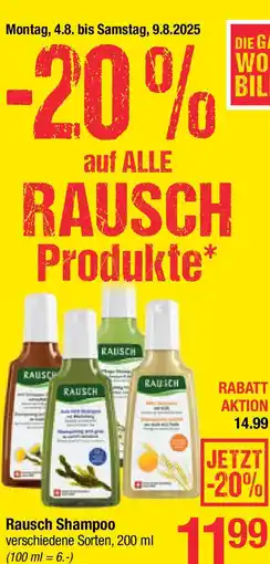 Maximarkt Rausch Shampoo Angebot