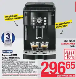 Maximarkt Espresso ECAM 12.123 MagnificaS Angebot