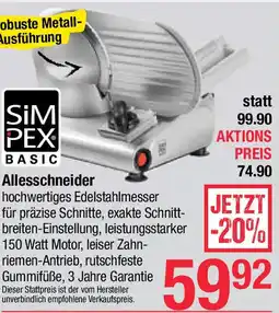 Maximarkt Allesschneider Angebot