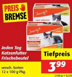 Nah&Frisch Jeden Tag Katzenfutter Frischebeutel Angebot