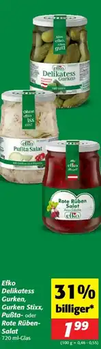 Nah&Frisch Efko Delikatess Gurken Gurken Stixx Angebot