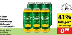 Nah&Frisch Gösser Märzen Naturradler Naturgold Angebot