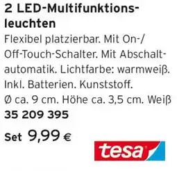 Tchibo Eduscho 2 LED Multifunktionsleuchten Angebot