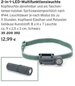 Tchibo Eduscho 2 in 1 LED Multifunktionsleuchte Angebot