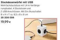 Tchibo Eduscho Steckdosenwürfel mit USB Angebot