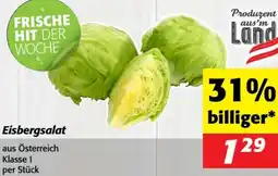 Nah&Frisch Eisbergsalat Angebot