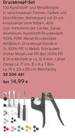 Tchibo Eduscho Druckknopf Set Angebot