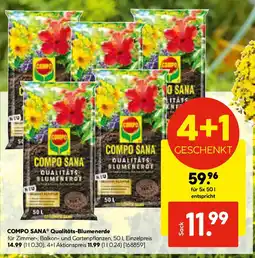 Hellweg Compo sana Qualitäts Blumenerde Angebot