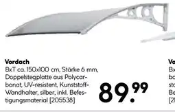 Hellweg Vordach Angebot