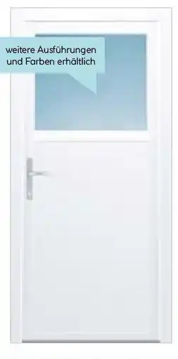 Hellweg Kunststoff-Nebeneingangstür F02 Easy weiß Angebot