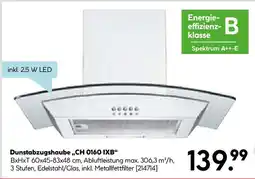 Hellweg Dunstabzugshaube CH 0160 IXB Angebot