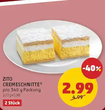 PENNY Zito cremeschnitte Angebot