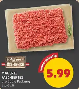 PENNY Mageres faschiertes Angebot