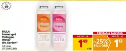 Billa BILLA immer gut Collagen Water div. Sorten Angebot