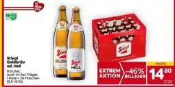 Billa Stiegl Goldbräu od. Hell Angebot
