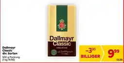 Billa Dallmayr Classic div. Sorten Angebot