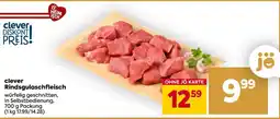 Billa clever Rindsgulaschfleisch Angebot