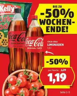 Hofer Coca Cola Limonaden Angebot