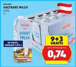 Hofer MILSANI HALTBARE MILCH Angebot