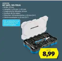 Hofer WORKZONE BIT SATZ, 105-TEILIG Angebot