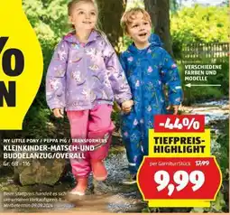 Hofer MY LITTLE PONY / PEPPA PIG / TRANSFORMERS KLEINKINDER-MATSCH- UND BUDDELANZUG/OVERALL Angebot
