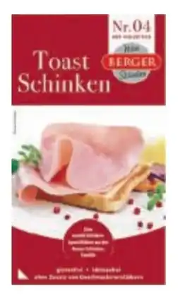 Metro Berger Toastschinken Angebot