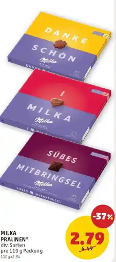 PENNY Milka pralinen Angebot